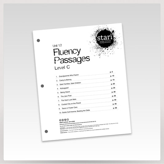 STARI 1.2 Student Fluency C