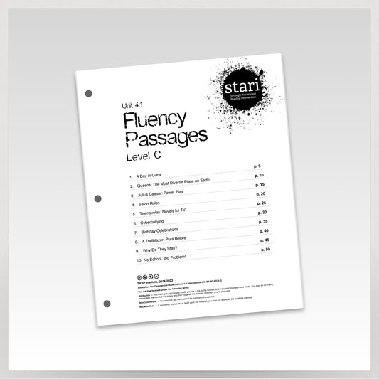 STARI 4.1 Student Fluency C