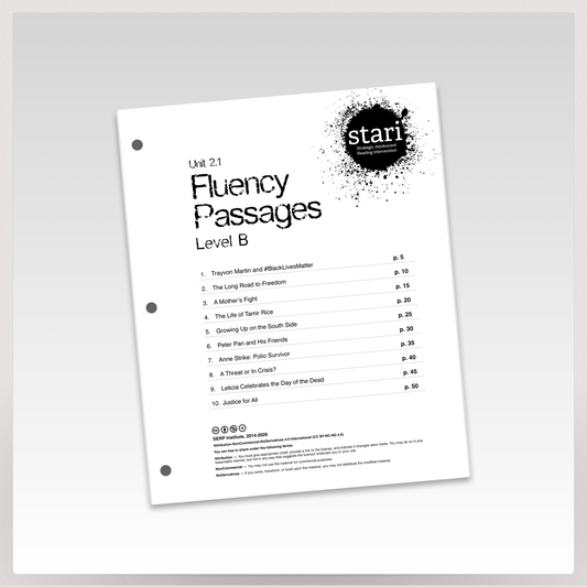STARI 2.1 Student Fluency B